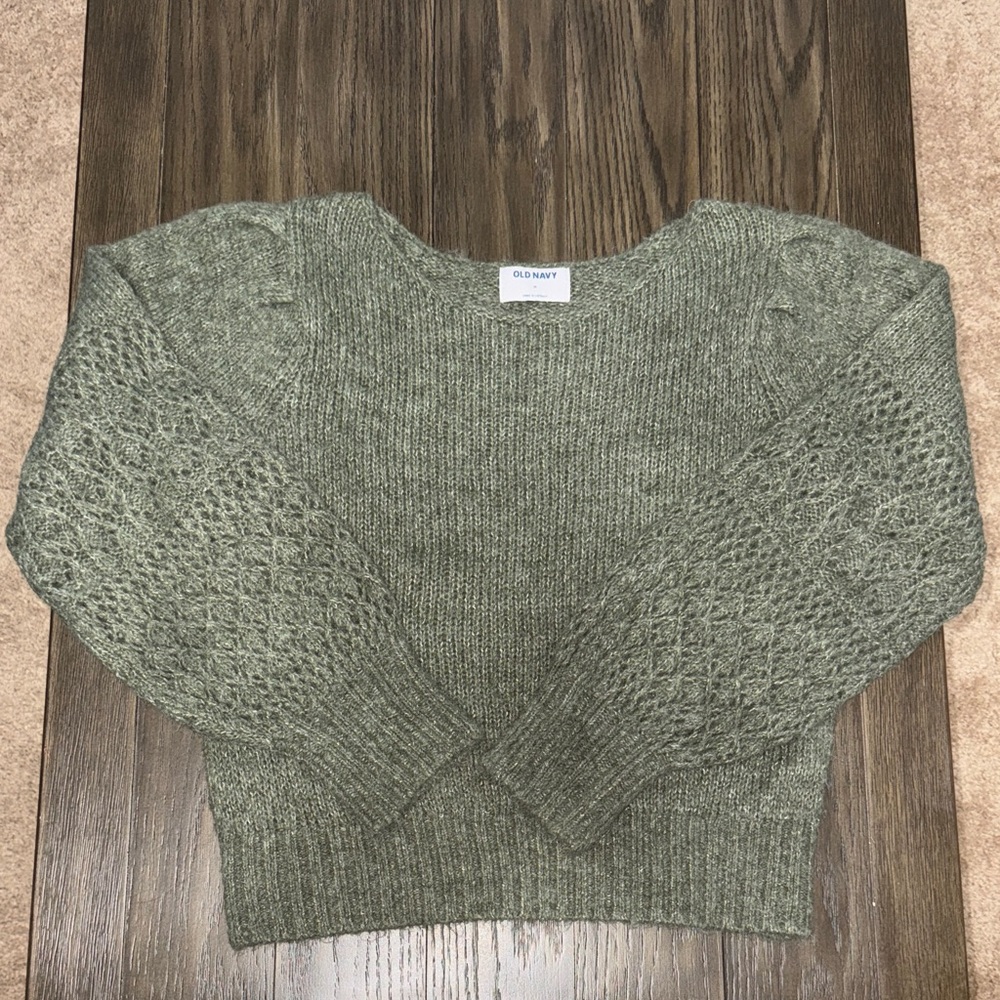 Old Navy Women's Olive Knit Sweater